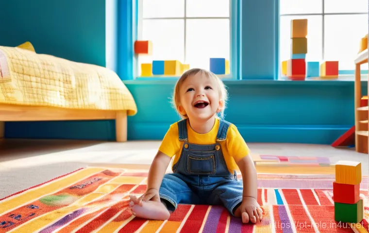 공구놀이 조립놀이 대형 세트 - **Prompt 1: Little Architects at Play**
A vibrant, medium shot capturing a joyful 5-year-old chi...